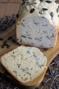 Kürbisbrot mit Joghurt - Brotbackautomat