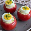 Tomaten Kartoffeln Nester Fruehstueck Rezept Brunch Vegetarisch einfach mit Schnittlauch