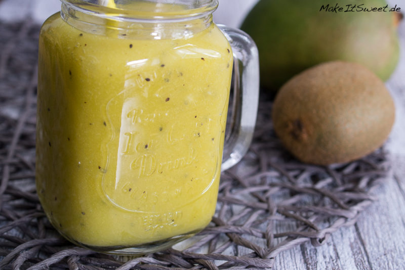 Mangosmoothie mit Kiwi Rezept fruchtig lecker