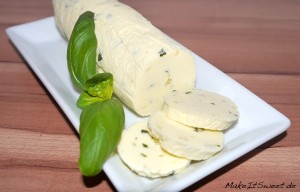 Knoblauch Basilikum Butter einfach schnell Rezept