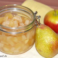 Rezept Einmachen Apfelkompott mit Birne und Vanille