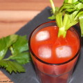 Cocktail Tomate Tomatensaft Wodka Vodka BloodyMary Rezept