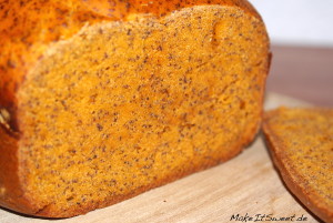 Tomatenbrot mit Mohn Brotbackautomat