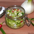 Gurken Fenchel Salsa Chili Rezept vegetarisch vegan