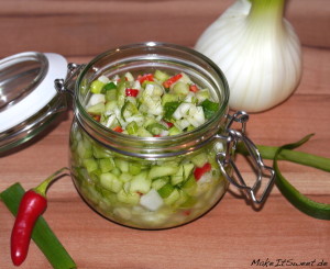 Gurken Salsa mit Fenchel