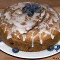 Glutenfreier Kuchen mit Blaubeeren Mandel Rezept glutenfrei