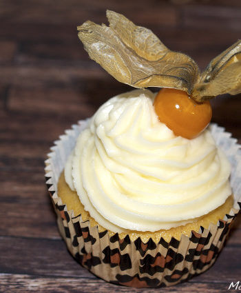 Physalis Muffins mit Topping fruchtig Obst Rezept