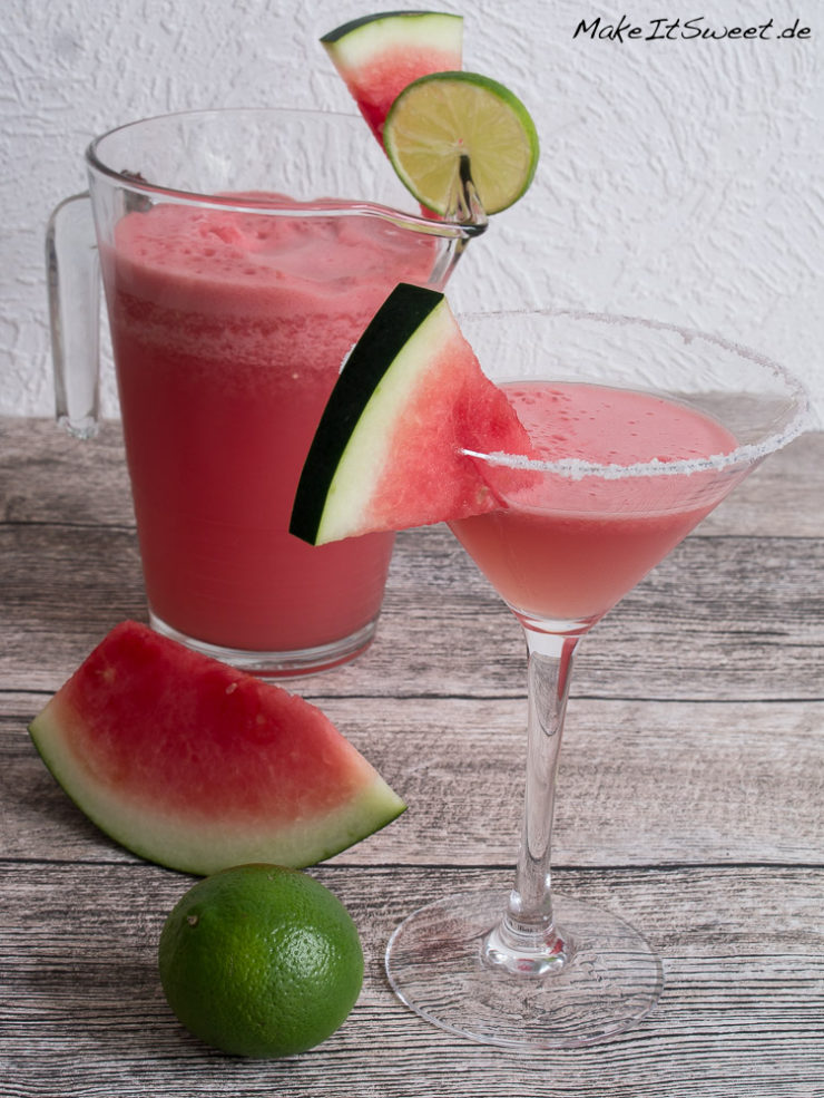 Margarita mit Wassermelone Cocktail