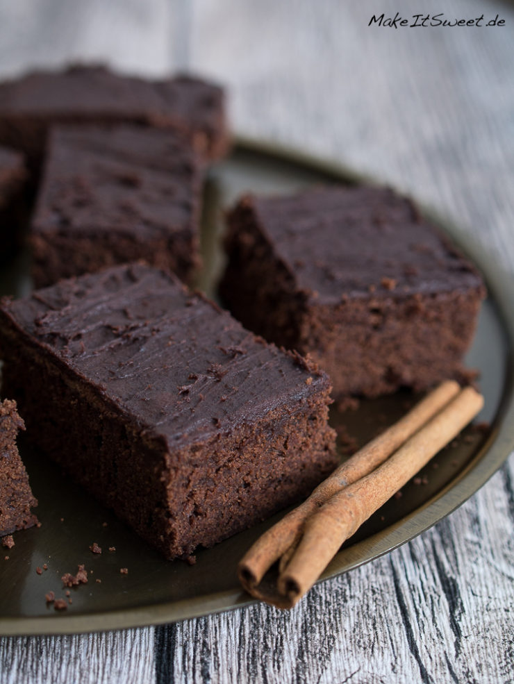 Schokoladen Brownies mit Zimt