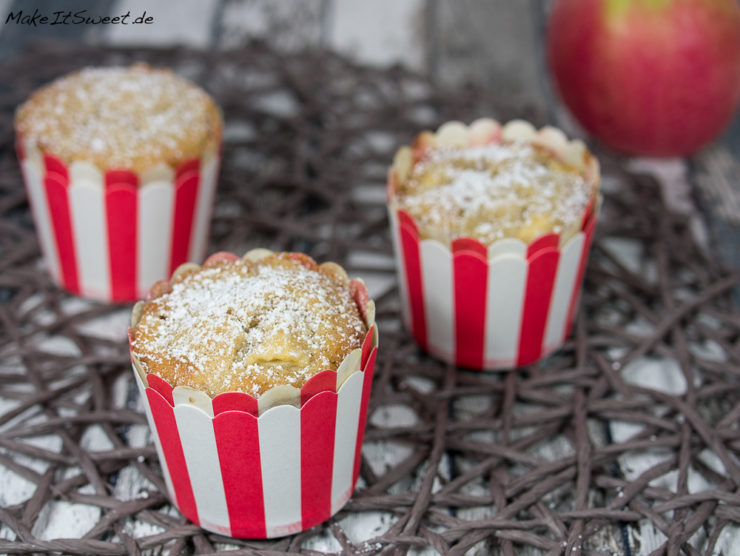 Muffins mit Apfel und Zimt