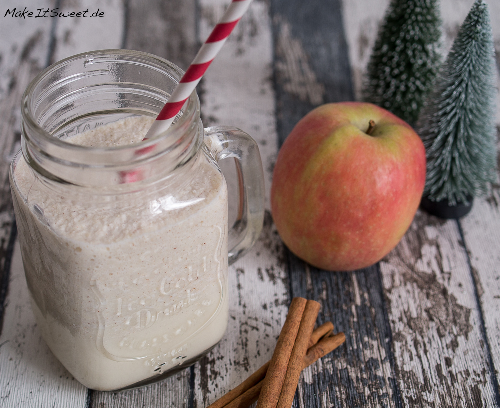 Smoothie mit Apfel und Zimt