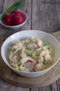 Kartoffelsalat mit Radieschen