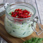 Gurken Salat mit Joghurt, Dill und Chili