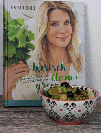 basisch clean green Claudelle Deckert Buchvorstellung mediterane Couscous Bowl