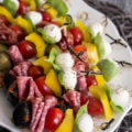 Antipasti Spiesse Fingerfood Haeppchen Rezept Olive Tomate Mozzarella Salami Paprika Party 2