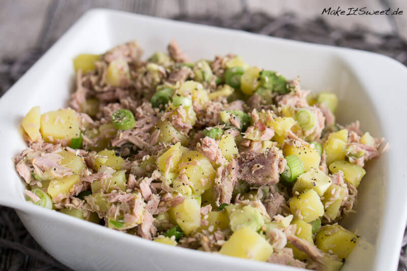 Kartoffel Thunfisch Salat Rezept Avocado Limette Sesam 3