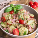 Kartoffelsalat mit Schinken Tomate Rezept-3