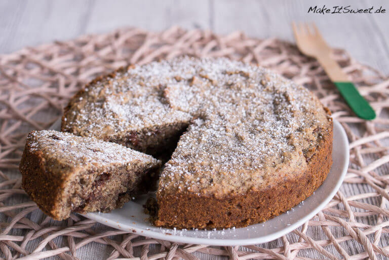 Einfacher Schoko-Nusskuchen ohne Mehl - MakeItSweet