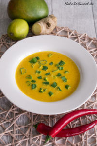 Scharfe Mango-Karotten-Suppe mit Kokos 4 Scharfe Mango-Karotten-Suppe mit Kokos
