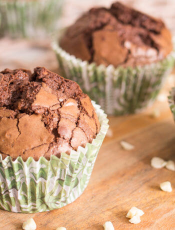Glutenfreie Muffins Nutella Mandeln Rezept einfach wenige Zutaten 3