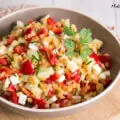 Linsensalat mit Feta und Paprika Rezept Salat einfach 2