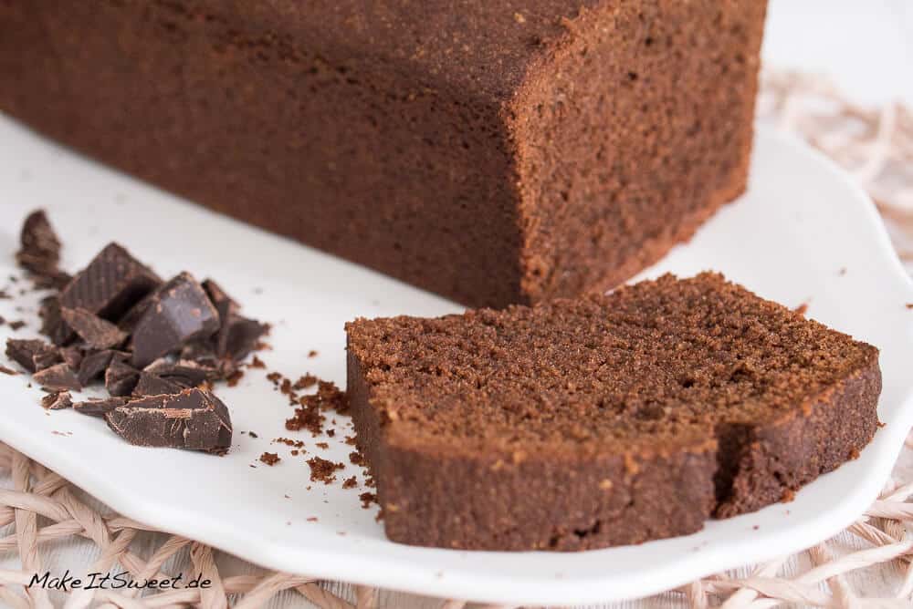 Einfacher Schokokuchen Rezept - Grundrezept Kastenform
