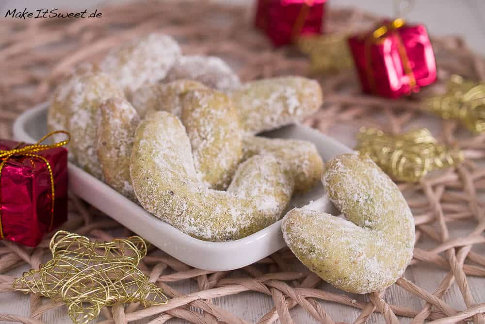 Pistazienkipferl Plätzchen