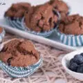 Schoko Blaubeere Muffins Rezept einfach Heidelbeeren Schokolade 3